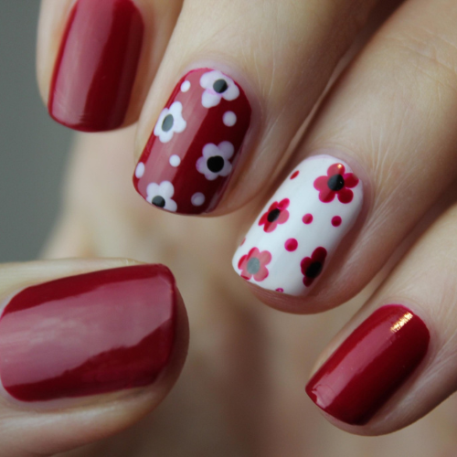 Flower Nails Design