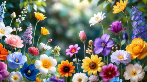 Flower Coloring Sheets